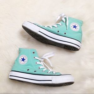 Converse High Tops Mint Green